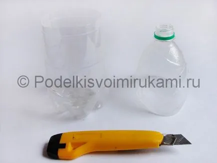 Таралеж на пластмасови бутилки със собствените си ръце