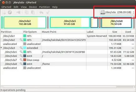 Форматирането флаш устройство в Linux, losst
