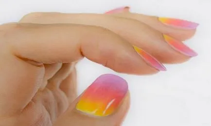 Френски маникюр техника снимка Ombre как да се направи у дома