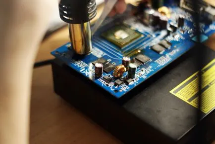 Инструкции затопляне GPU и паметта чипове видео карта
