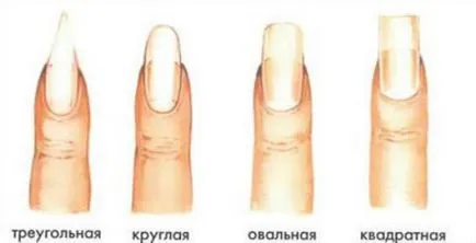 Каква форма на ноктите за всеки пръстов отпечатък е подходящ, за да изберете правилната форма