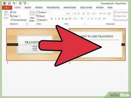 Как да добавите преходи към PowerPoint