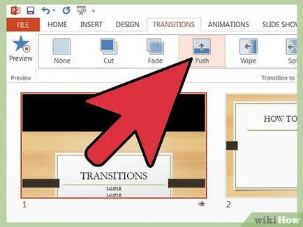 Как да добавите преходи към PowerPoint