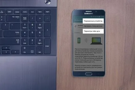 Как да се използва Samsung Galaxy като модем или точка за Wi-Fi достъп