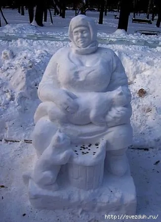 Как да извайвам фигури сняг