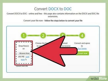 Как да конвертирате DOCX към документ