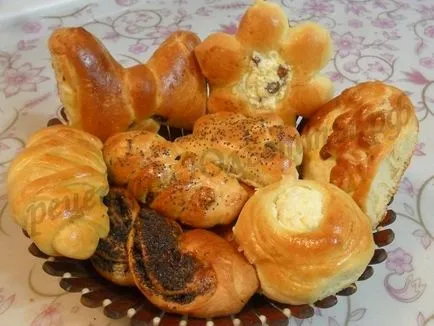 Колко хубаво да се направи ролки от тесто снимка 12 вида хлебчета!