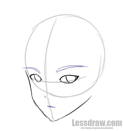 Как да се направи аниме момче постепенно, lessdraw