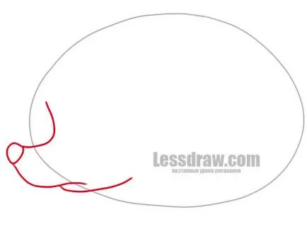 Как да се направи таралеж в етапа, lessdraw