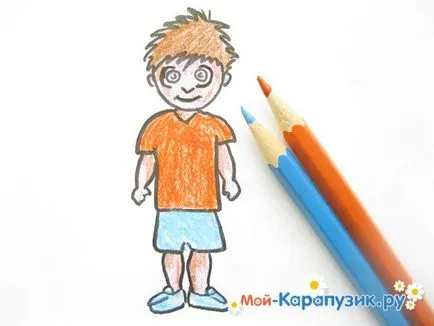 Как да се направи едно момче с молив на етапи