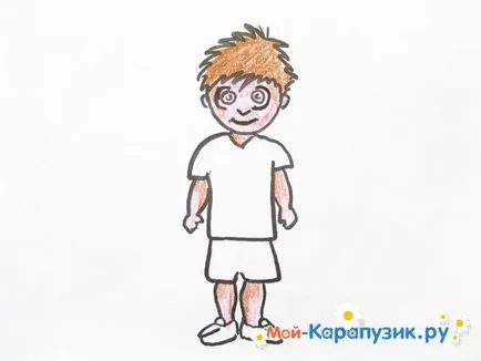 Как да се направи едно момче с молив на етапи