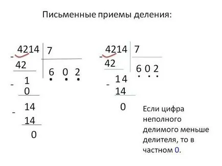 Как да се научи детето си да споделя една колона (резултат запис се умножава) Как да се научи детето си да споделят колона