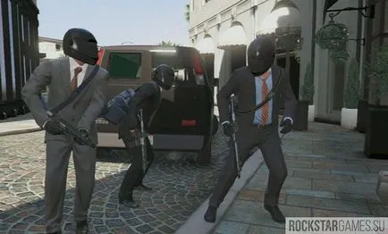Как да ограби магазин за бижута в избора на екип GTA 5 и обучението в грабеж