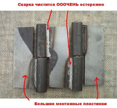 Както заварени панти за врати