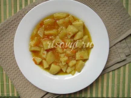 Картофи моркови лук