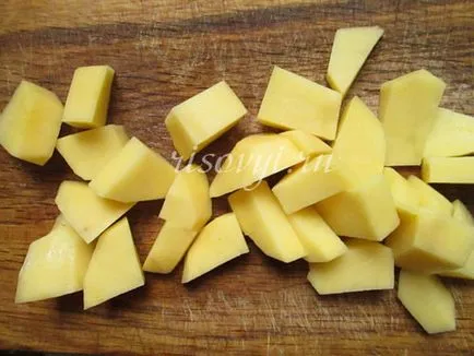 Картофи моркови лук