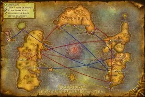 Как да стигнем до Калимдор ръководи света на Warcraft