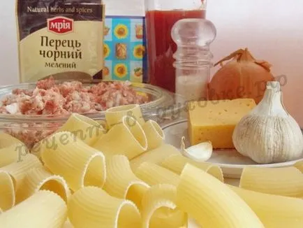 Как да се готви за канелони с месото в рецептата на фурна със снимка