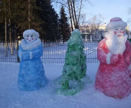 Как да си направим фигури от снега с ръце за детска градина (ръце) Как да си направим фигури от снега с ръце за детска градина