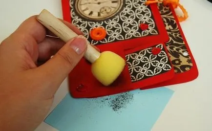 Как да си направим картичка - Scrapbooking идеи (лист от картон) Как да си направим картичка - Scrapbooking идеи