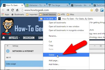 Как да запишете всички отворени табове в браузъра ви, Google Chrome
