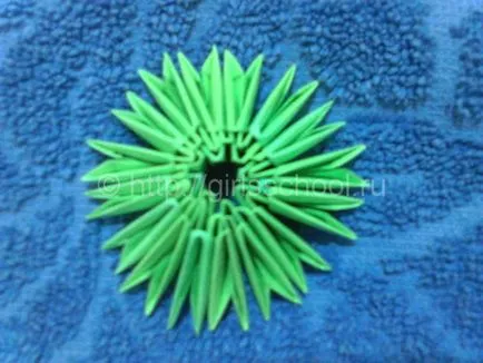 Cactus оригами модули момичета училище