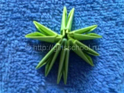 Cactus оригами модули момичета училище