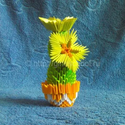 Cactus оригами модули момичета училище