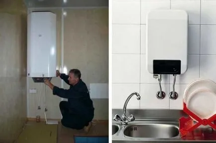 Как да инсталирате бойлер (бойлер) поток