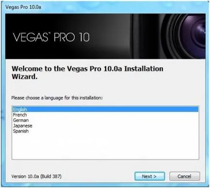 Как да инсталирате Sony Vegas описание със снимки