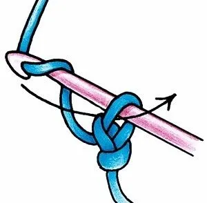 Как да плета Loop Hook