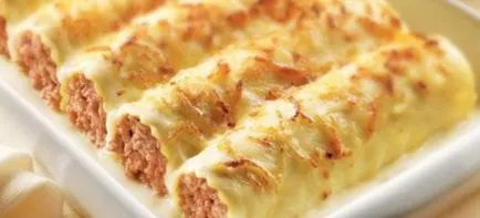 Канелони пълнени - рецепти с месо, пиле, гъби и спанак
