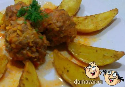 Сварени картофи и пържени в масло