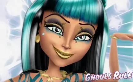 Клео де Нил от Monster Високо (снимки и изображения) (Биография Cleo де Нил 13 желание kripateriya костюм музика Фото Маскарадните грим skarizh тоалетка картина с висока база боя за оцветяване като преглед профил сестра фотосесия видео оазис поглед чудовище високо колекция за домашни любимци прическа да се превърне в семеен кафене разопаковане мрачен плаж кукла чудовище песен) Клео де Нил от Monster Високо (снимки и изображения)