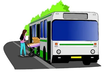 Детски колички в обществения транспорт (автобусен количка) Детски колички в обществения транспорт