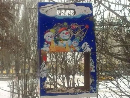 Хранилки за птици с неговата снимка ръце и оригинални идеи (им) Хранилки за птици с неговата снимка ръце и оригинални идеи