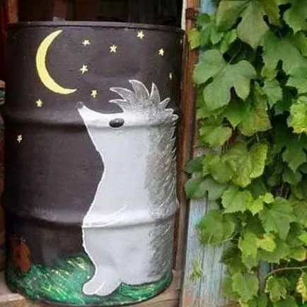Paint барела в страната - технологията и идеи (боя) Paint барела в страната - технологията и идеи