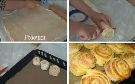 Красив форма ролки от мая тесто