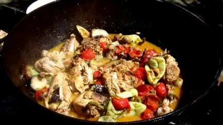 Пиле с картофи в казан калорични рецепти със снимки