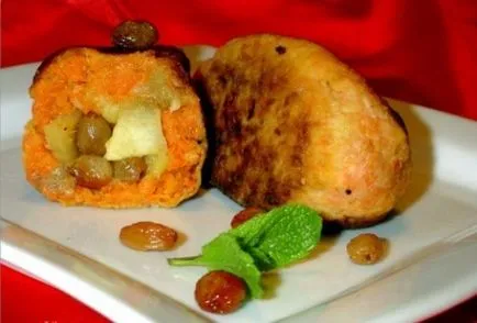 Леки ястия са вкусни пържоли моркови