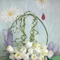 Лили от гофрирана хартия