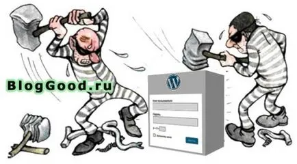 Влезте в администраторския панел на WordPress в ръката си! Защитете администраторския панел, блог kostanevicha Степан