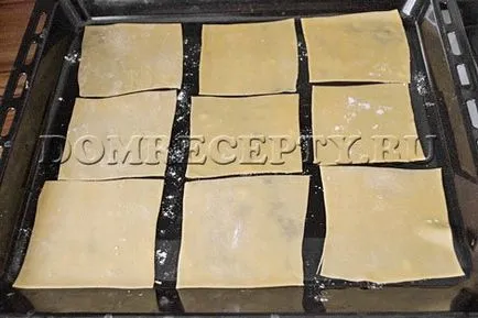Листа за лазаня у нас - рецепта със снимка (листа за лазаня у дома) Листове от лазаня у дома - рецепти със снимки