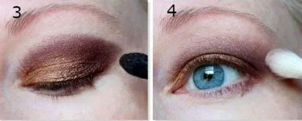 Грим Smokey Eyes за сини очи, стъпка-по-100 снимка