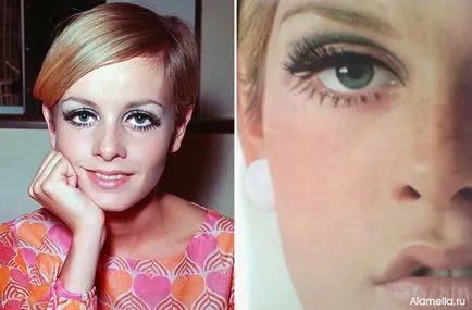 Грим Twiggy собствените си ръце