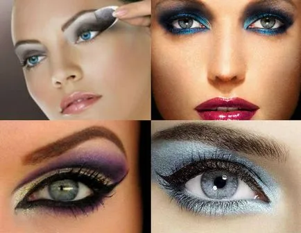 Грим Smokey Eyes за сини очи, стъпка-по-100 снимка