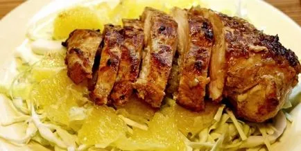 Марината за гърдата пиле в рецептите на фурната и на скара