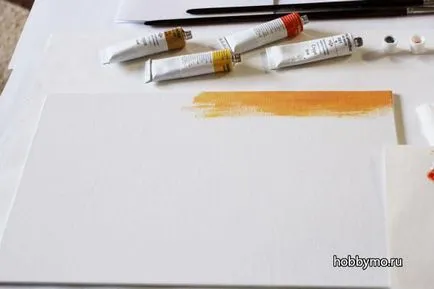 Master-клас пейзаж живопис с маслени бои за начинаещи - Морски хоби