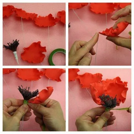 цветове майсторски клас създават една мастика, клипове, снимки
