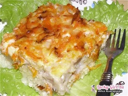 Полък във фурната с картофи прости и вкусни рецепти
